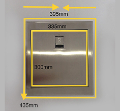 Rubbish chute size 2